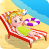 Baby Hazel στην παραλία