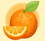 Βιβλίο ζωγραφικής: Πορτοκαλί